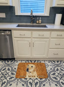 Labrador Wipe your Paws Memory Foam Kitchen Mat Machine Washable Anti-Fatigue Cushion Comfort Bath or Kitchen Rug