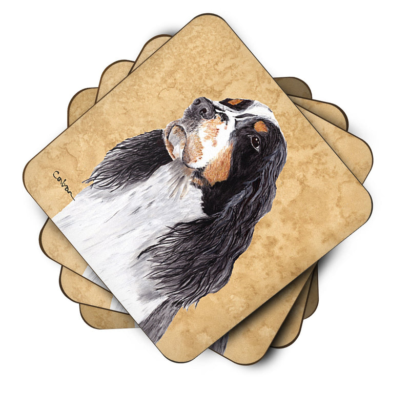 Set of 4 Springer Spaniel Foam Coasters