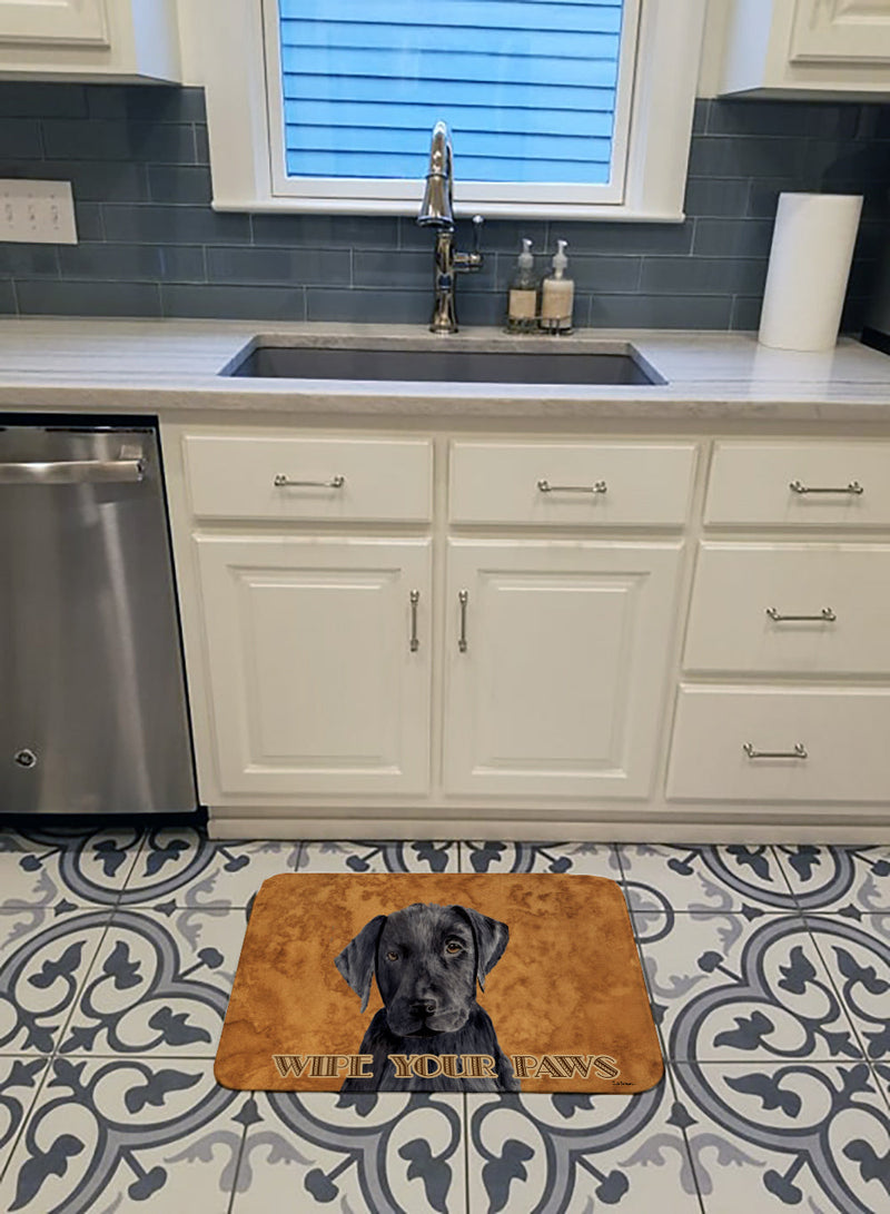 Labrador Wipe your Paws Machine Washable Memory Foam Mat SC9136RUG