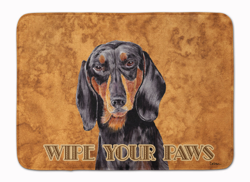 Dachshund Wipe your Paws Machine Washable Memory Foam Mat SC9139RUG