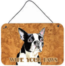 Boston Terrier Aluminium Metal Wall or Door Hanging Prints