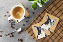 Boston Terrier Coasters - Set of 4 Lightweight Foam, Absorbent Drink Coasters