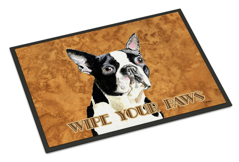 Boston Terrier Indoor or Outdoor Mat 18x27 Doormat