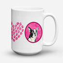 Boston Terrier Dishwasher Safe Microwavable Ceramic Coffee Mug 15 ounce