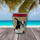 Boston Terrier Cup Hugger - Reusable Party Cup Sleeve with Personality