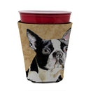 Boston Terrier Cup Hugger - Reusable Party Cup Sleeve with Personality