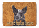 Australian Cattle Dog Wipe your Paws Memory Foam Kitchen Mat Machine Washable Anti-Fatigue Cushion Comfort Bath or Kitchen Rug