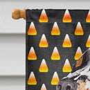 Springer Spaniel Candy Corn Halloween Portrait House Flag 28x40 Porch Sleeve Pole Decorative Outside Yard Banner Artwork Wall Hanging, Polyester