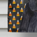 Labrador Candy Corn Halloween Portrait House Flag 28x40 Porch Sleeve Pole Decorative Outside Yard Banner Artwork Wall Hanging, Polyester