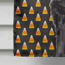 Pug Candy Corn Halloween Portrait House Flag 28x40 Porch Sleeve Pole Decorative Outside Yard Banner Artwork Wall Hanging, Polyester