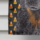 Australian Cattle Dog Candy Corn Halloween Portrait House Flag 28x40 Porch Sleeve Pole Decorative Outside Yard Banner Artwork Wall Hanging, Polyester