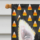 Chihuahua Candy Corn Halloween Portrait House Flag 28x40 Porch Sleeve Pole Decorative Outside Yard Banner Artwork Wall Hanging, Polyester