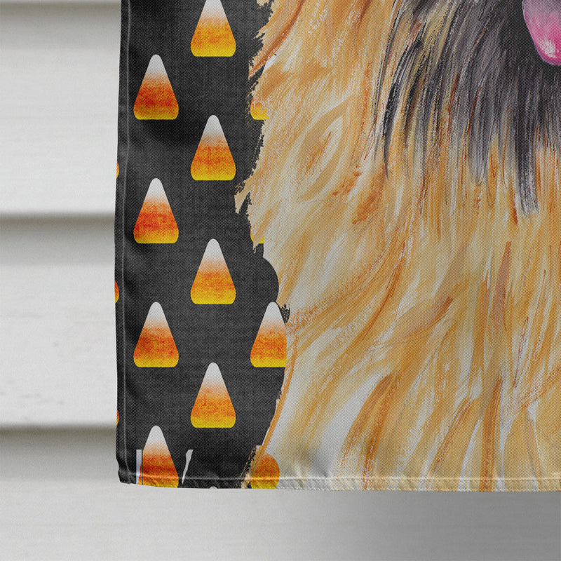 Cairn Terrier Candy Corn Halloween Portrait Flag Canvas House Size