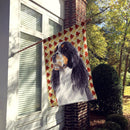 Springer Spaniel Fall Leaves Portrait House Flag 28x40 Porch Sleeve Pole Decorative Outside Yard Banner Artwork Wall Hanging, Polyester