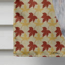 Beagle Fall Leaves Portrait House Flag 28x40 Porch Sleeve Pole Decorative Outside Yard Banner Artwork Wall Hanging, Polyester