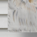 Westie Fall Leaves Portrait House Flag 28x40 Porch Sleeve Pole Decorative Outside Yard Banner Artwork Wall Hanging, Polyester