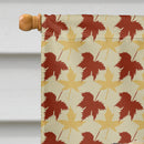 Pug Fall Leaves Portrait House Flag 28x40 Porch Sleeve Pole Decorative Outside Yard Banner Artwork Wall Hanging, Polyester