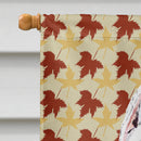 Pit Bull Fall Leaves Portrait Flag Canvas House Size