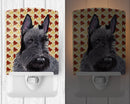 Scottish Terrier Fall Leaves Portrait Ceramic Night Light Compact, UL-Certified, Ideal for Bedroom, Bathroom, Nursery, Hallway, Kitchen, 6x4x3, Multicolor