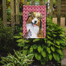 Australian Shepherd Hearts Love Valentine's Day Garden Flag – Decorative Outdoor Yard Flag