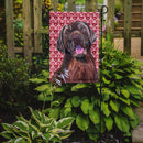 Labrador Chocolate Hearts Love Valentine's Day Garden Flag – Decorative Outdoor Yard Flag