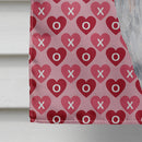 Beagle Hearts Love and Valentine's Day Portrait House Flag 28x40 Porch Sleeve Pole Decorative Outside Yard Banner Artwork Wall Hanging, Polyester