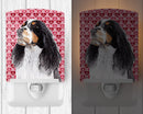 Springer Spaniel Hearts Love Valentine's Day Ceramic Night Light Compact, UL-Certified, Ideal for Bedroom, Bathroom, Nursery, Hallway, Kitchen, 6x4x3, Multicolor