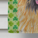 Cairn Terrier St. Patrick's Day Shamrock Portrait House Flag 28x40 Porch Sleeve Pole Decorative Outside Yard Banner Artwork Wall Hanging, Polyester