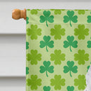 American Eskimo St. Patrick's Day Shamrock Portrait Flag Canvas House Size