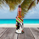 Boston Terrier Candy Cane Holiday Christmas Slim Can Hugger – Fun & Functional Drink Coolers SC9320MUK