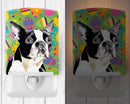 Boston Terrier Easter Eggtravaganza Ceramic Night Light SC9440CNL
