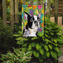 Boston Terrier Easter Eggtravaganza Garden Flag - Outdoor Decorative Yard Flag