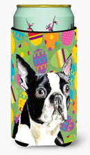 Boston Terrier Easter Eggtravaganza  Tall Boy Beverage Insulator Beverage Insulator Hugger