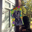 Labrador Easter Eggtravaganza House Flag 28x40 Porch Sleeve Pole Decorative Outside Yard Banner Artwork Wall Hanging, Polyester