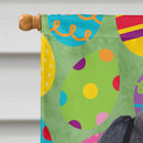 Labrador Easter Eggtravaganza House Flag 28x40 Porch Sleeve Pole Decorative Outside Yard Banner Artwork Wall Hanging, Polyester