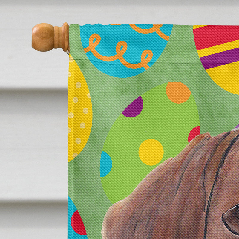 Dachshund Easter Eggtravaganza Flag Canvas House Size