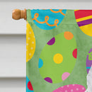 American Eskimo Easter Eggtravaganza Flag Canvas House Size
