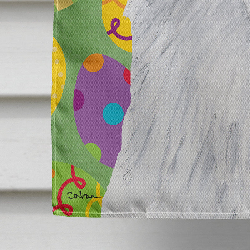 American Eskimo Easter Eggtravaganza Flag Canvas House Size