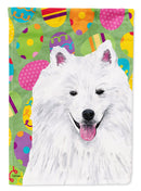 American Eskimo Easter Eggtravaganza Garden Flag - Outdoor Decorative Yard Flag