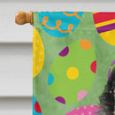 Belgian Sheepdog Easter Eggtravaganza House Flag 28x40 Porch Sleeve Pole Decorative Outside Yard Banner Artwork Wall Hanging, Polyester