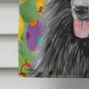 Belgian Sheepdog Easter Eggtravaganza House Flag 28x40 Porch Sleeve Pole Decorative Outside Yard Banner Artwork Wall Hanging, Polyester