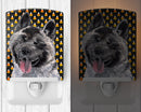 Akita Candy Corn Halloween Ceramic Night Light SC9486CNL