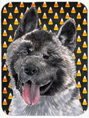 Akita Candy Corn Halloween Glass Cutting Boards – Durable, Decorative Kitchen Art Large Size SC9486LCB