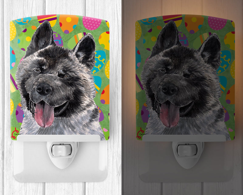 Akita Easter Eggtravaganza Ceramic Night Light SC9488CNL