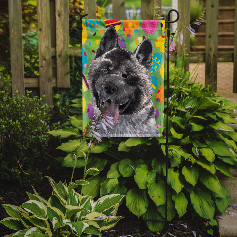 Akita Easter Eggtravaganza Garden Flag - Outdoor Decorative Yard Flag SC9488GF