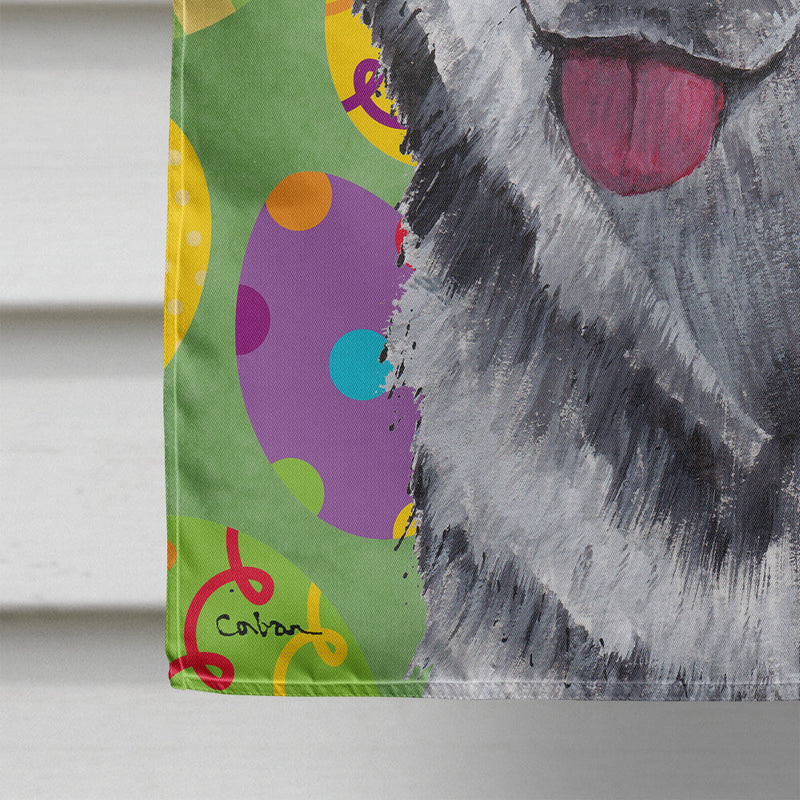 Alaskan Malamute Easter Eggtravaganza Flag Canvas House Size SC9489CHF