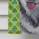 Alaskan Malamute St. Patrick's Day Shamrock Flag Canvas House Size SC9493CHF