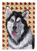 Alaskan Malamute Fall Leaves Garden Flag – Decorative Outdoor Yard Flag SC9495GF
