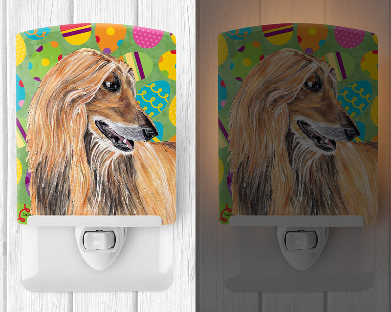 Afghan Hound Easter Eggtravaganza Ceramic Night Light SC9500CNL