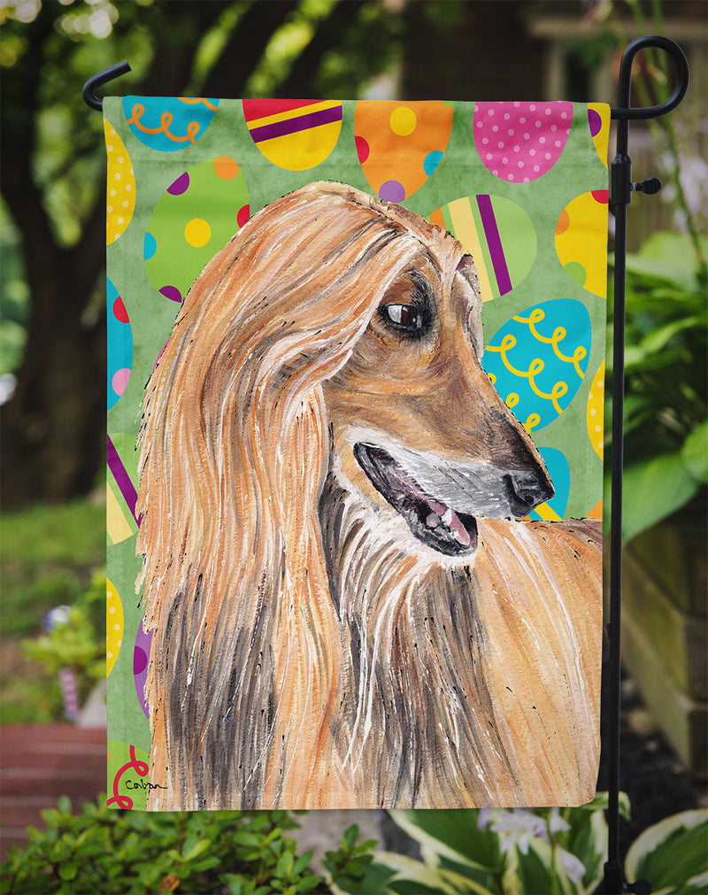 Afghan Hound Easter Eggtravaganza Flag Garden Size SC9500GF